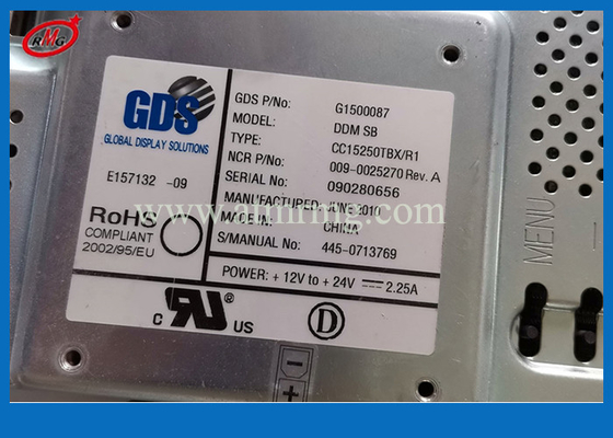445-0713769 ATM Makine Parçaları 4450713769 NCR 6622 Self Servis 15 İnç LCD Ekran