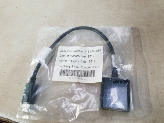 ATM Makinesi Yedek Parçaları NCR EKRAN BAĞLANTI NOKTASI - DVI-D DİŞİ ADAPTÖR MONTAJI 445-0769630 4450769630
