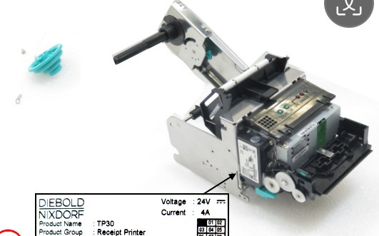 01750302835 1750302835 Diebold Nixdorf DN200 TP30 makbuz Yazıcı ATM Makine Diebold Nixdorf DN Parçalar